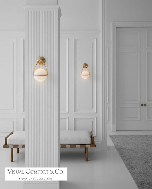 Visual Comfort Signature Lisette Wall Sconce Polished Nickel