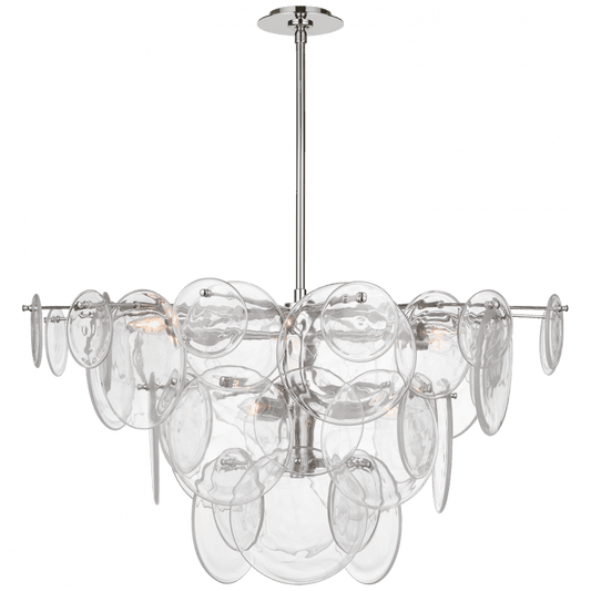 Visual Comfort Signature Loire Large Chandelier Gild