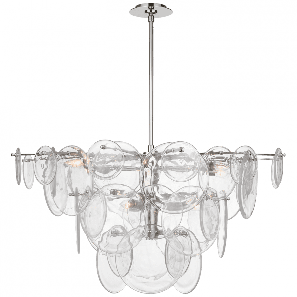 Visual Comfort Signature Loire Large Chandelier Gild