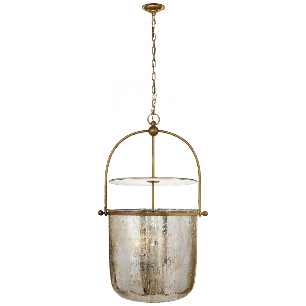 Visual Comfort Signature Lorford Large Bell Lantern Aged Iron