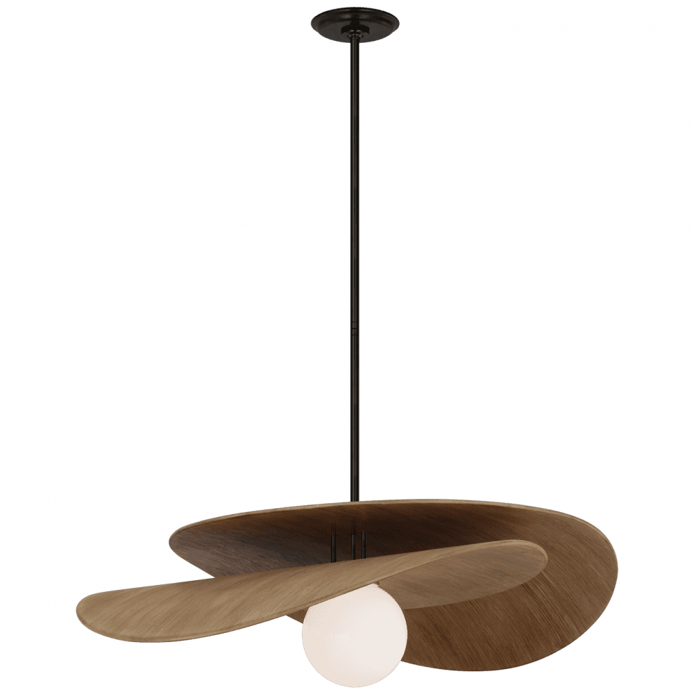 Visual Comfort & Co. Signature Collection Mahalo 32" Tiered Pendant, Visual Comfort & Co. Signature Collection WS 5050BZ/NO-WG D98RK