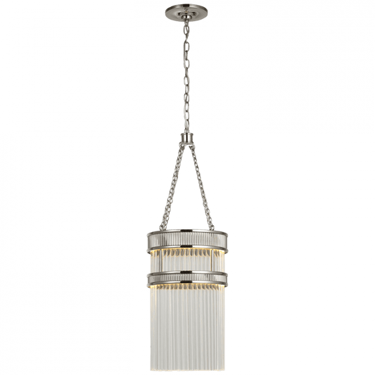 Visual Comfort Signature Menil Tall Chandelier Polished Nickel