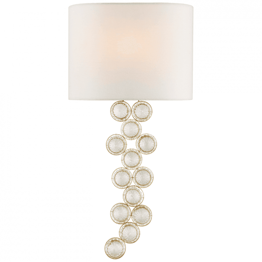 Visual Comfort Signature Milazzo Right Wall Sconce Gild and Crystal