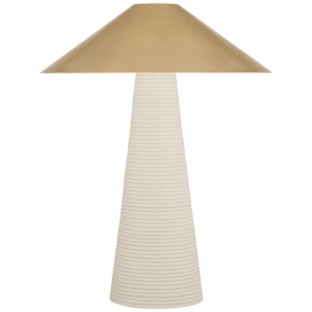 Visual Comfort Signature Miramar Accent Lamp Porous White Porcelain