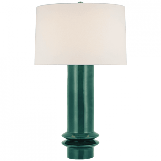 Visual Comfort Signature Montaigne Medium Table Lamp Emerald Crackle