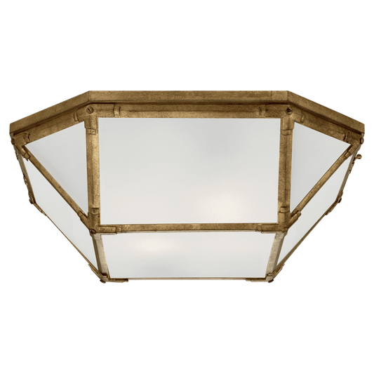 Visual Comfort Signature Morris Large Flush Mount Gilded Iron