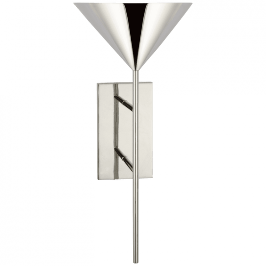 Visual Comfort & Co. Signature Collection Orsay LED Medium Uplight Sconce - Polished Nickel