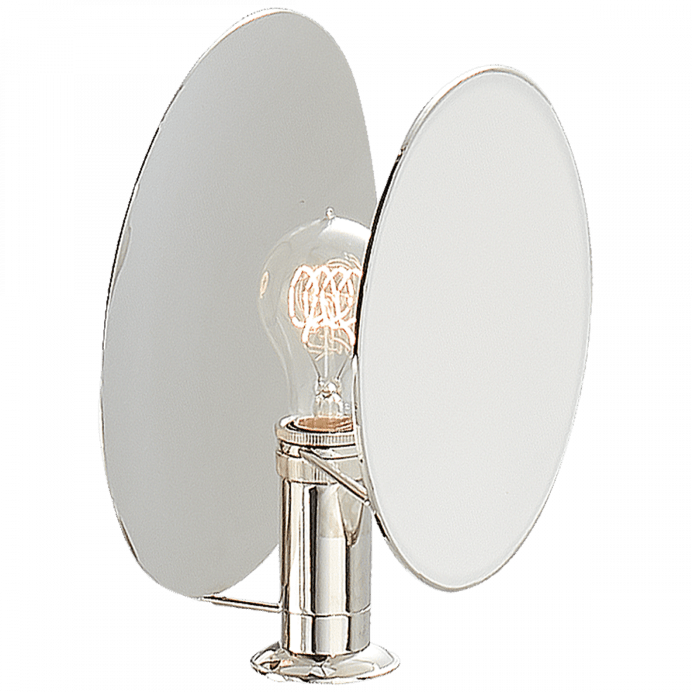 Visual Comfort Signature Osiris Reflector Wall Sconce Polished Nickel
