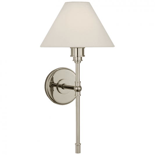 Visual Comfort Signature Parkington Large Tail Sconce Polished Nickel