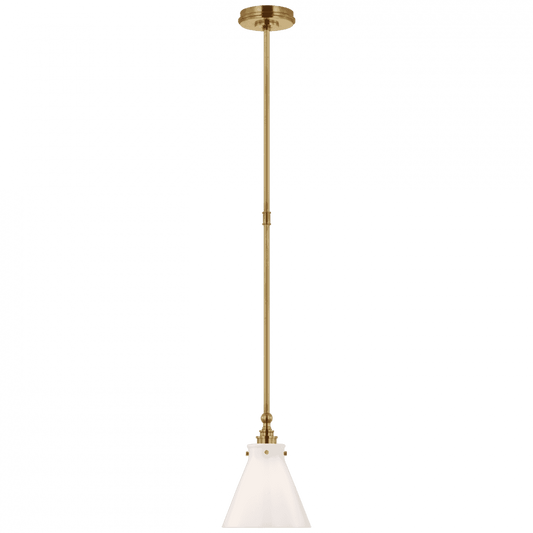 Visual Comfort Signature Parkington Pendant Antique-Burnished Brass