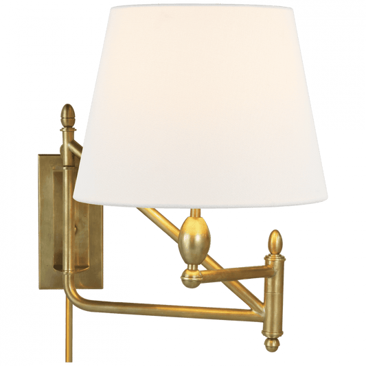 Visual Comfort Signature Paulo Small Bracket Light Hand-Rubbed Antique Brass