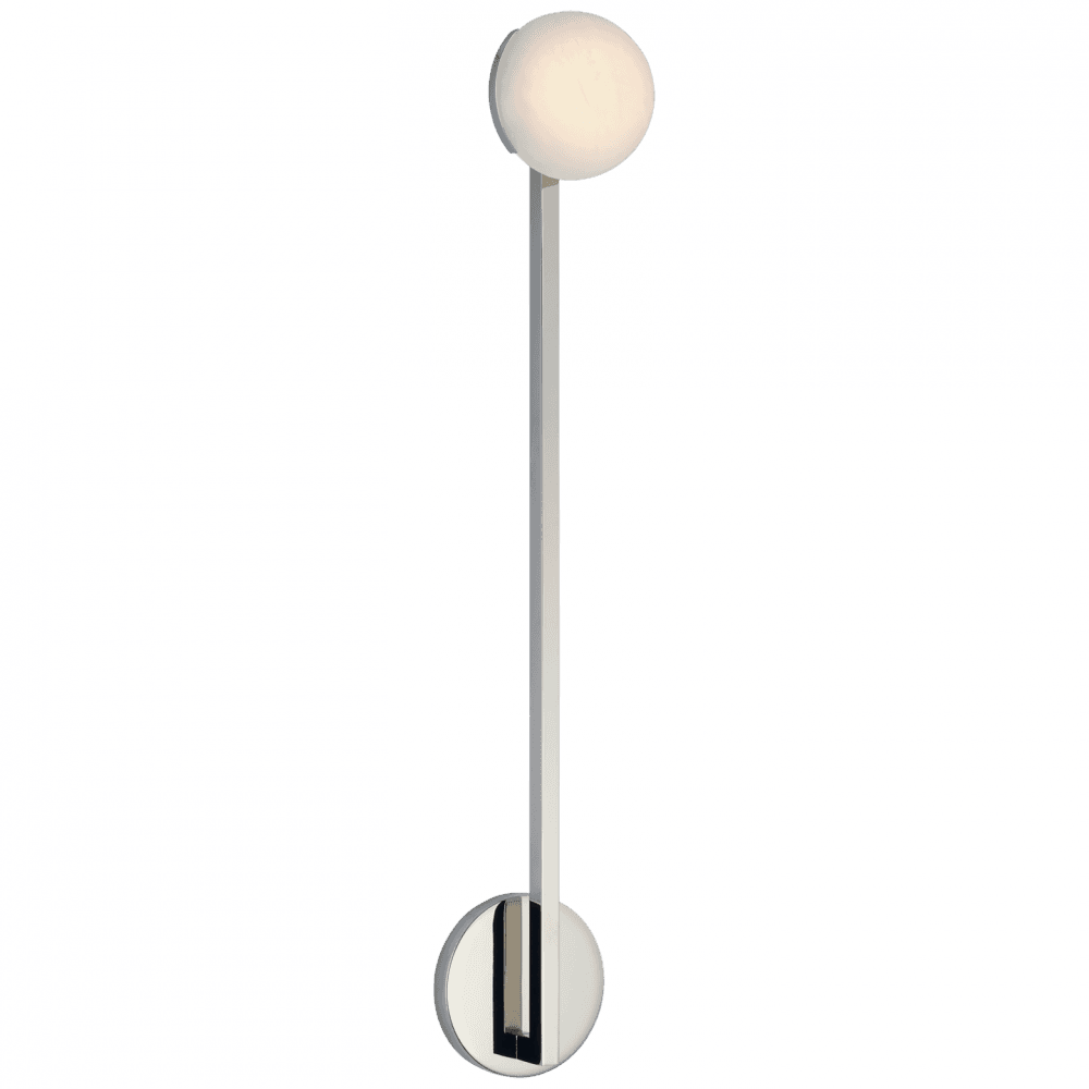 Visual Comfort Signature Pedra Single Wall Sconce Polished Nickel