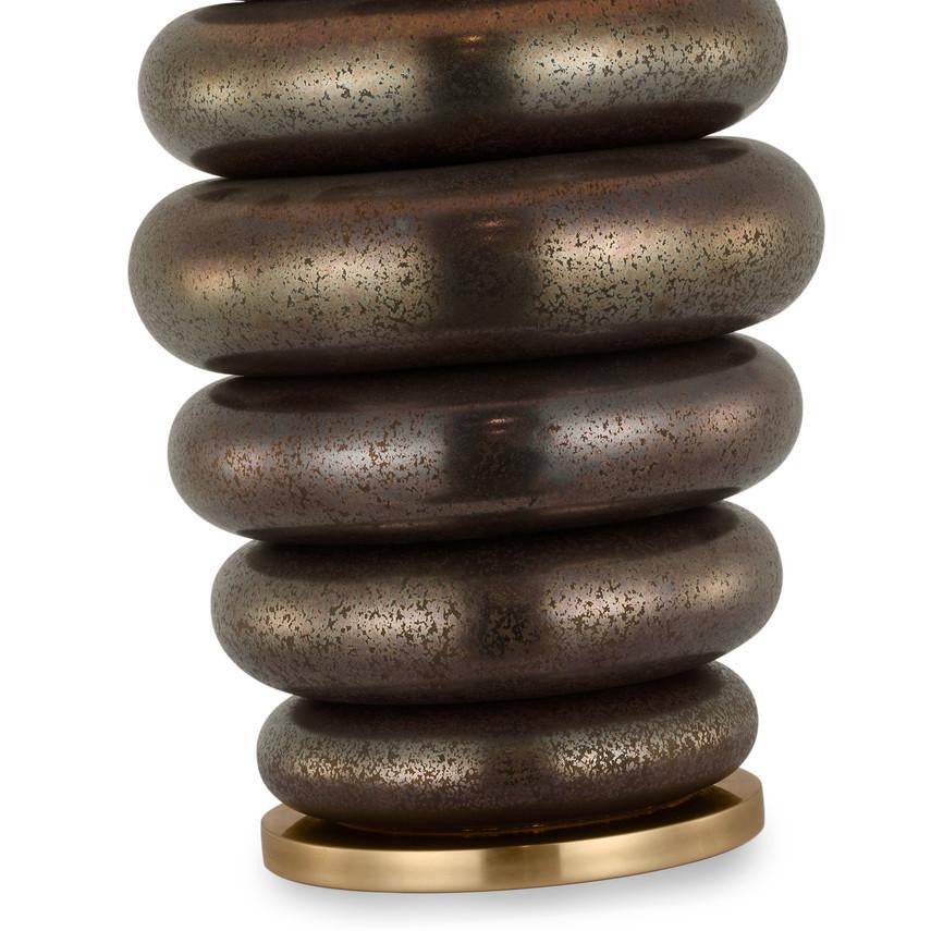 Visual Comfort & Co. Signature Collection Phoebe Cordless Stacked Table Lamp, Visual Comfort & Co. Signature Collection KW 3619CBZ-L-CL DDD9Z