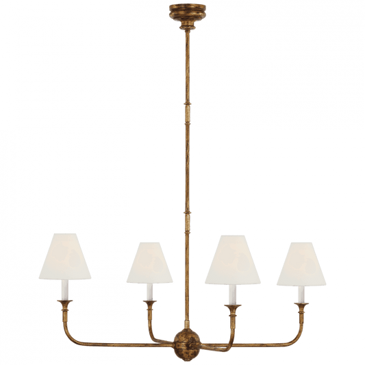 Visual Comfort Signature Piaf Large Chandelier Plaster White