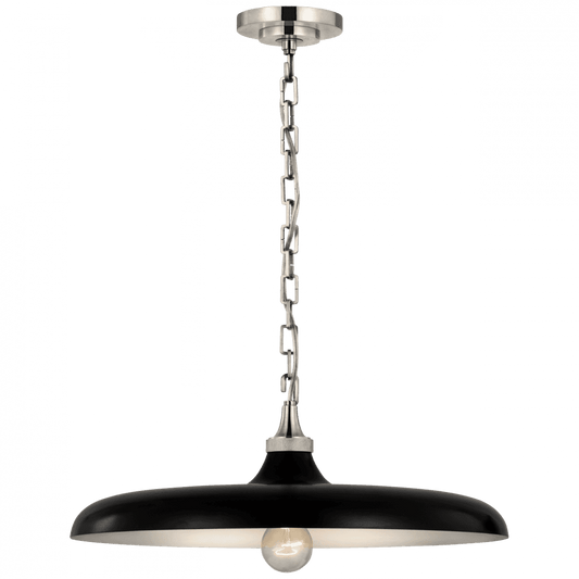 Visual Comfort Signature Piatto Pendant Polished Nickel