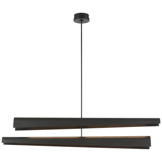 Visual Comfort Signature Piel 52 Pewter