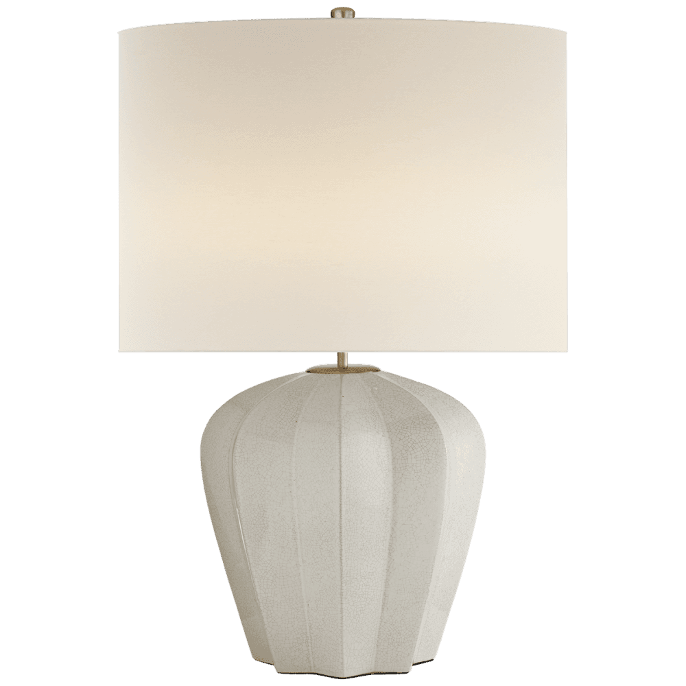 Visual Comfort & Co. Signature Collection Pierrepont Table Lamp, 1-Light, Bone Craquelure, 30"H (ARN 3611BC-L CHTJZ)