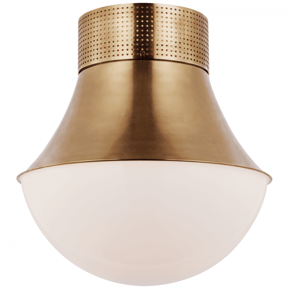Visual Comfort Signature Precision 17 Antique-Burnished Brass