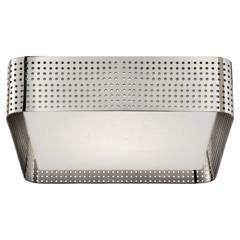 Visual Comfort Signature Precision Flush Mount Polished Nickel