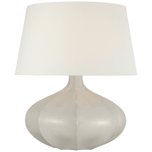 Visual Comfort Signature Rana Medium Wide Table Lamp Bone Craquelure