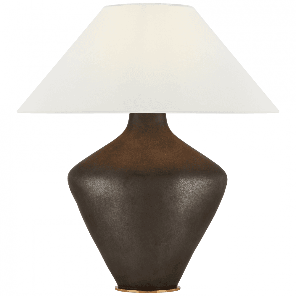 Visual Comfort Signature Rohs Extra Large Table Lamp Stained Black Metallic