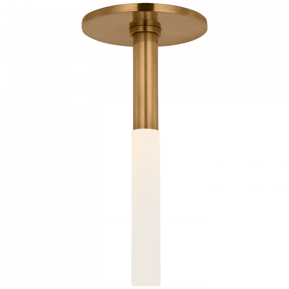 Visual Comfort Signature Rousseau Monopoint Flush Mount Antique Burnished Brass