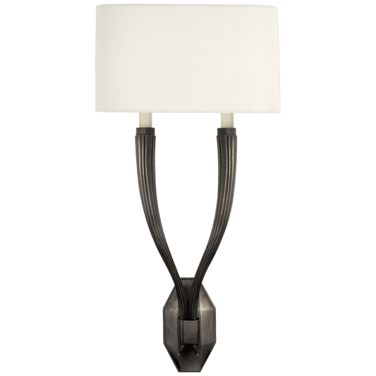 Visual Comfort Signature Ruhlmann Double Sconce Bronze