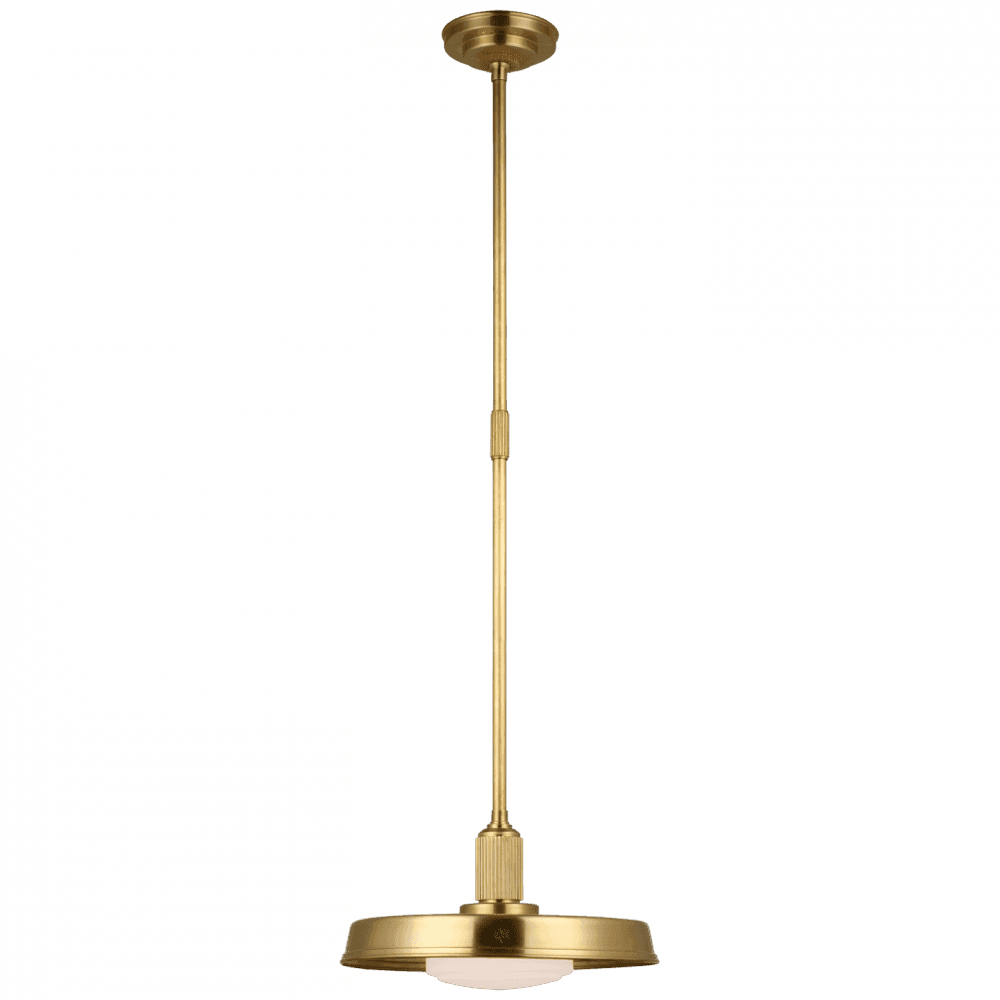 Visual Comfort Signature Ruhlmann Factory Pendant Polished Nickel