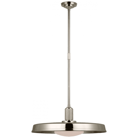 Visual Comfort Signature Ruhlmann Factory Pendant Polished Nickel