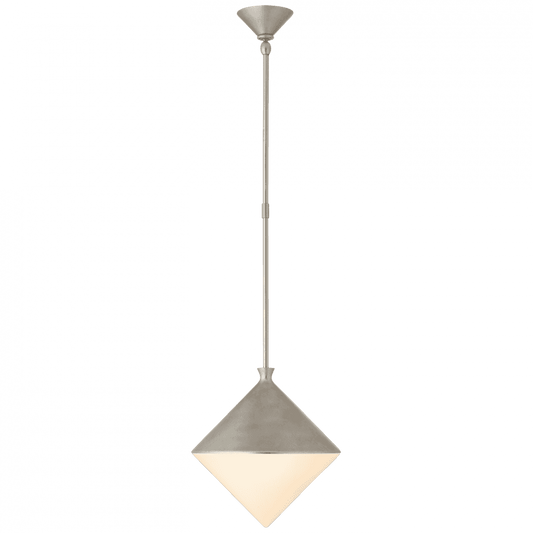 Visual Comfort Signature Sarnen Pendant Burnished Silver Leaf
