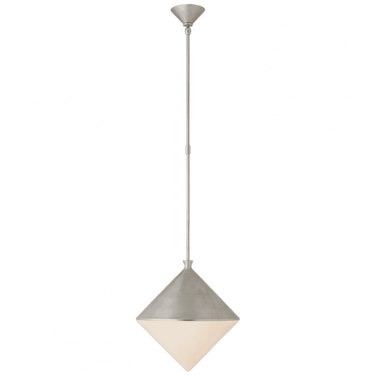 Visual Comfort Signature Sarnen Pendant Burnished Silver Leaf