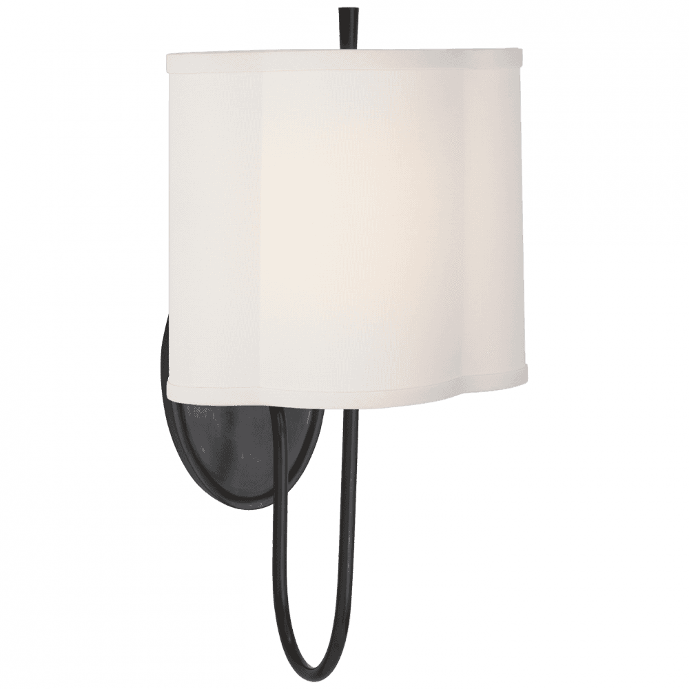 Visual Comfort Signature Simple Simple Scallop Wall Sconce Bronze