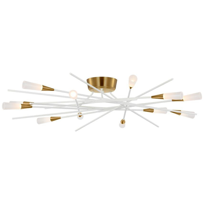 Visual Comfort & Co. Signature Collection Stellar 40" Radial Semi-Flush Mount