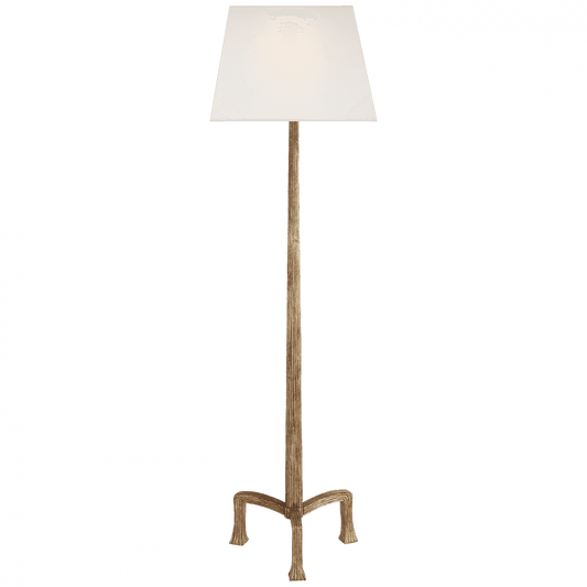 Visual Comfort Signature Strie Floor Lamp Gilded Iron