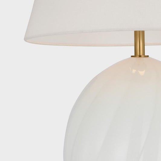 Visual Comfort Signature Talia Medium Cordless Table Lamp Blue