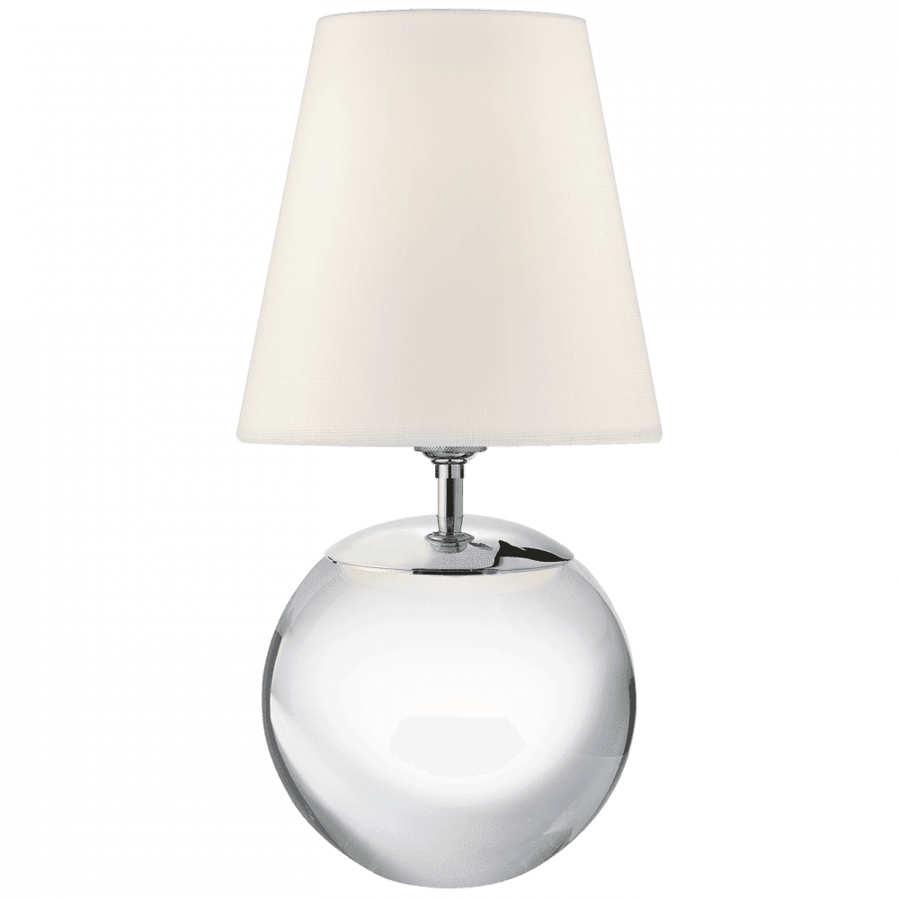 Visual Comfort Signature Terri Large Round Table Lamp Crystal