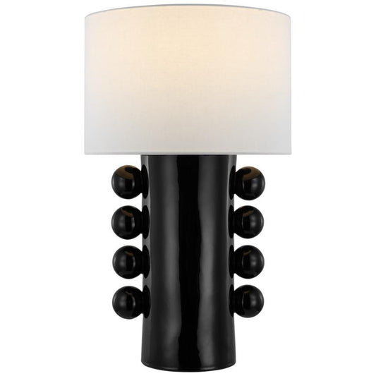 Visual Comfort Signature Tiglia Tall Cordless Table Lamp Black