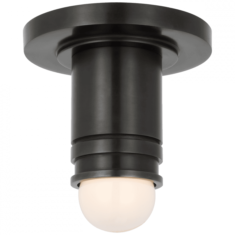 Visual Comfort Signature Top Mini Monopoint Flush Mount Bronze