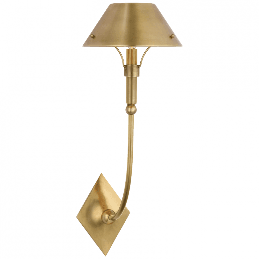 Visual Comfort Signature Turlington Large Sconce Hand-Rubbed Antique Brass