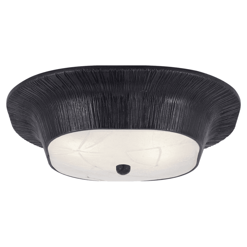 Visual Comfort Signature Utopia Flush Mount Aged Iron
