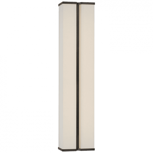 Visual Comfort Signature Vernet 24 Polished Nickel and Linen