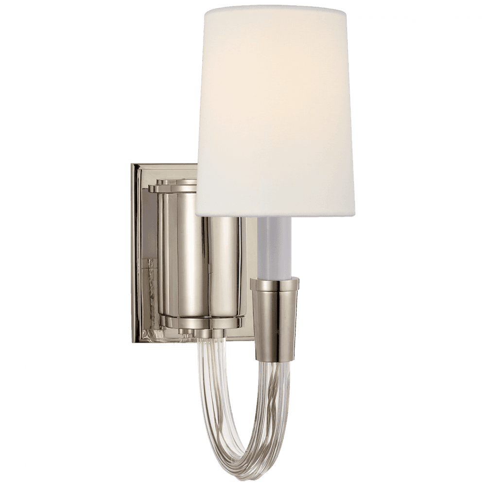 Visual Comfort Signature Vivian Single Wall Sconce Polished Nickel