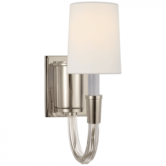 Visual Comfort Signature Vivian Single Wall Sconce Polished Nickel