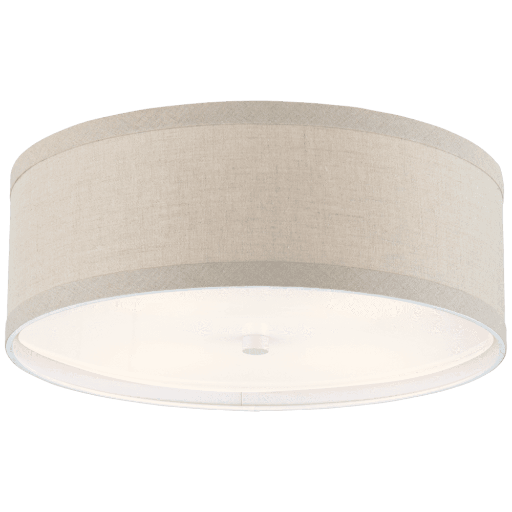 Visual Comfort Signature Walker Flush Mount Light Cream