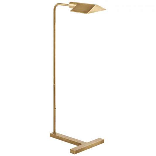 Visual Comfort Signature William Pharmacy Floor Lamp Hand-Rubbed Antique Brass