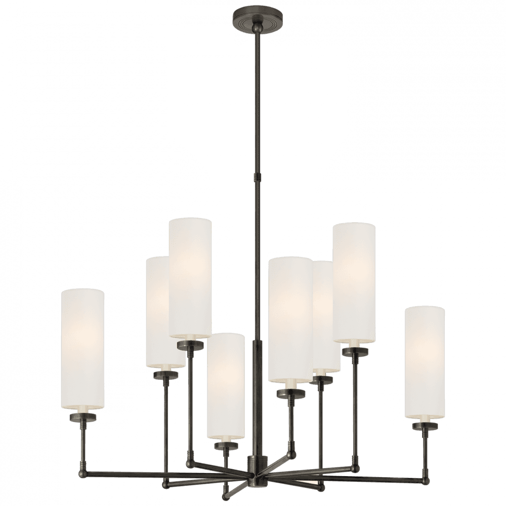 Visual Comfort Signature Ziyi Large Chandelier Bronze