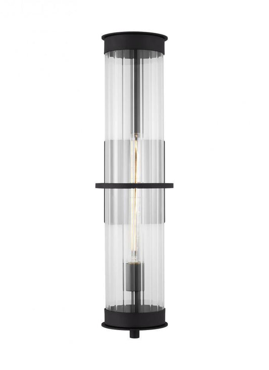 Alcona Extra Large Outdoor Wall Lantern - Black LED