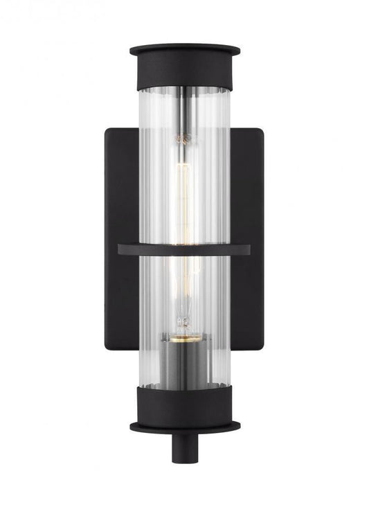 Alcona Small Outdoor Wall Lantern - Black LED