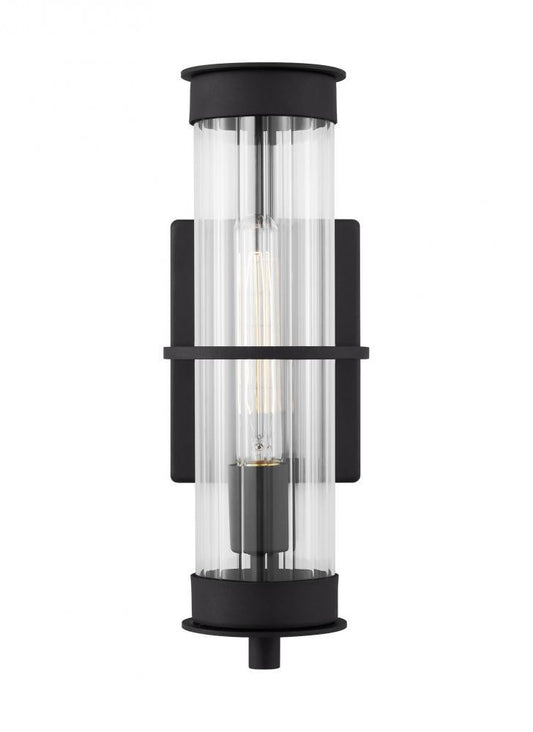 Alcona Medium Outdoor Wall Lantern - Black LED