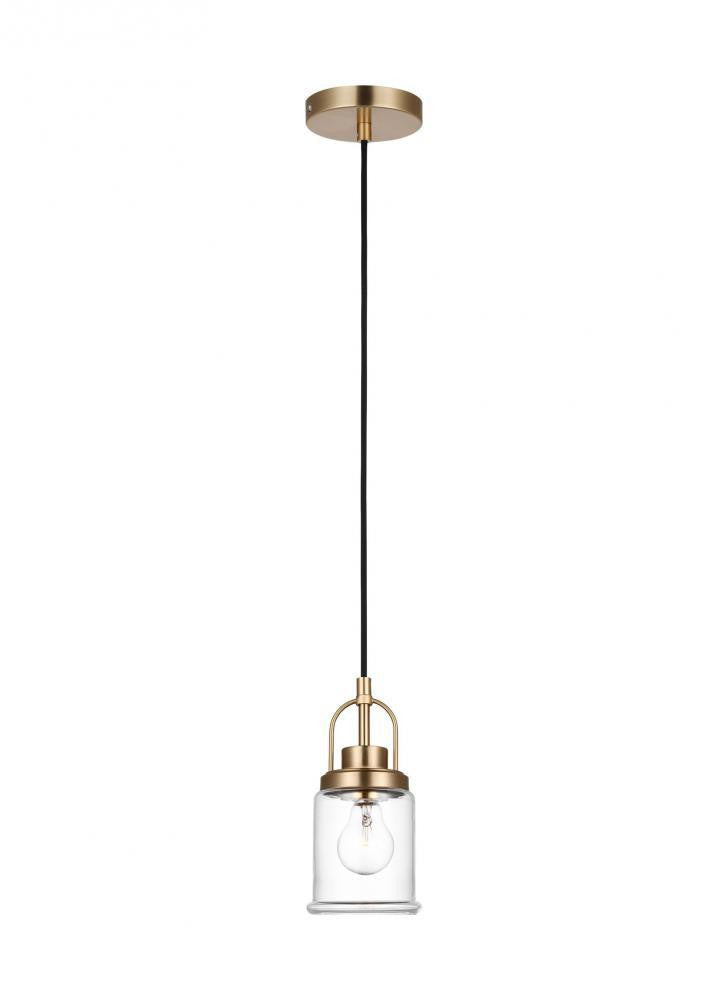 Visual Comfort Studio Anders Mini LED Pendant Satin Brass